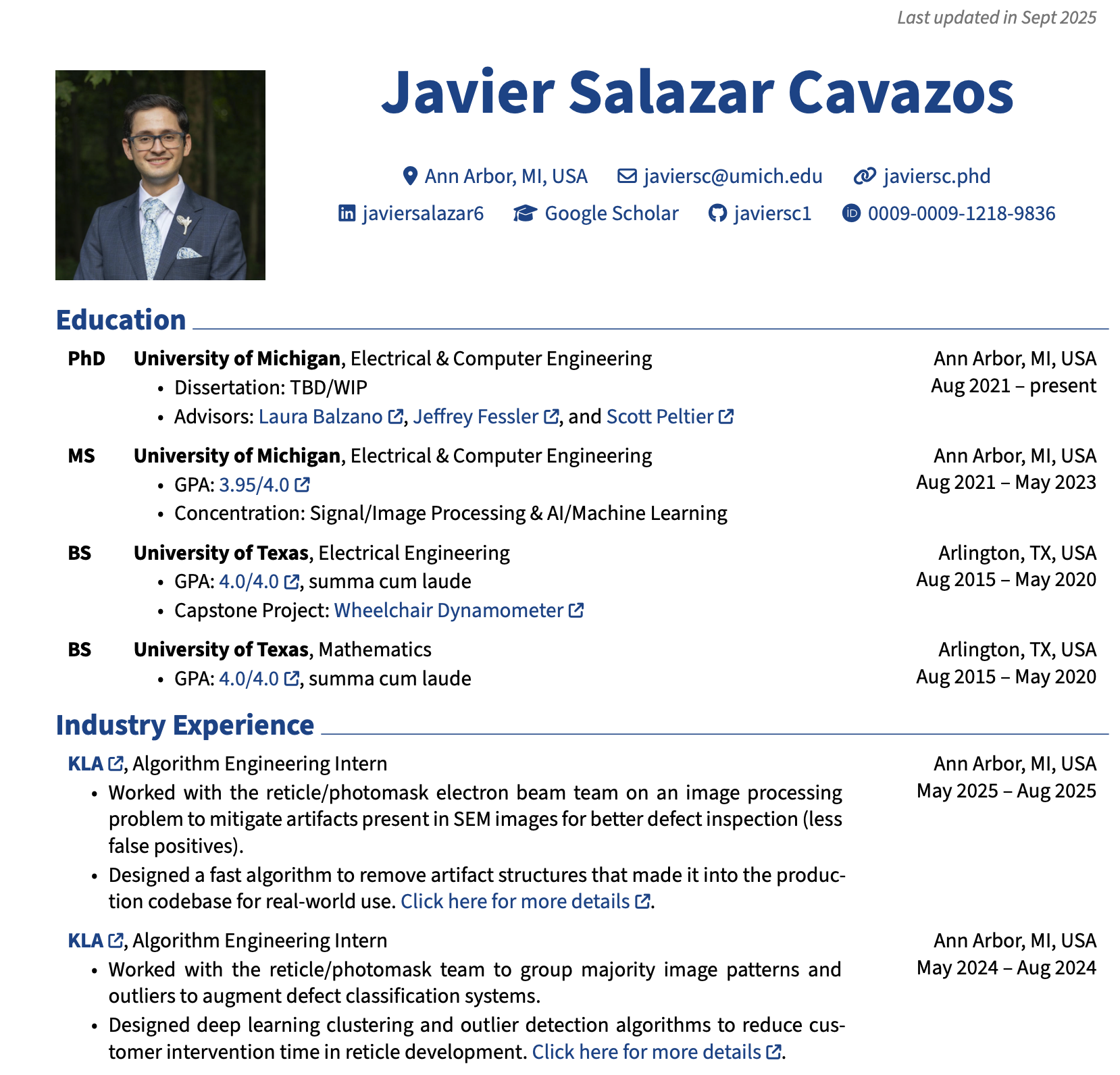 CV